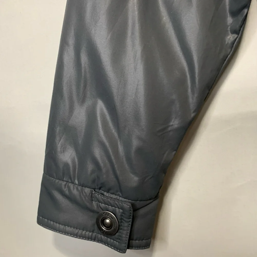 GUESS PREMIUM Gray Quilted Style Jacket - Size 12 Kids